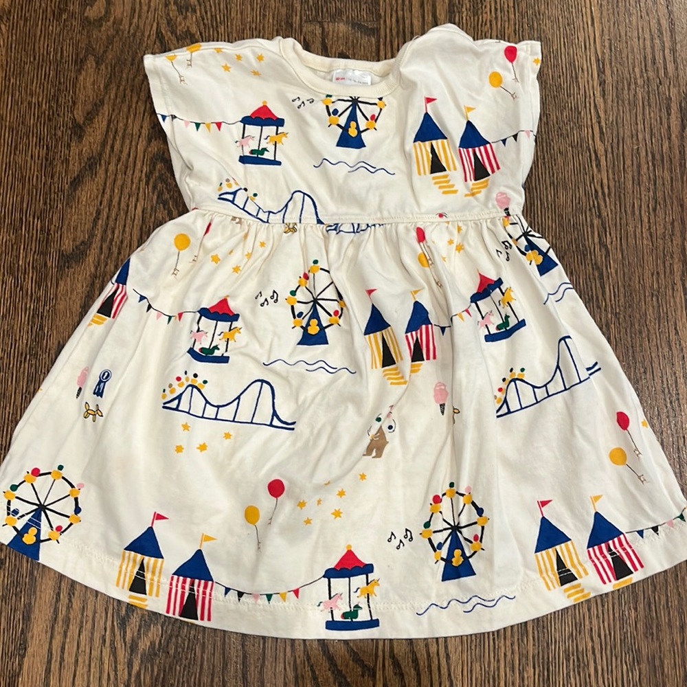 Hanna Anderson Baby Super Soft Carnival Themed Skater Dress — 18-24M